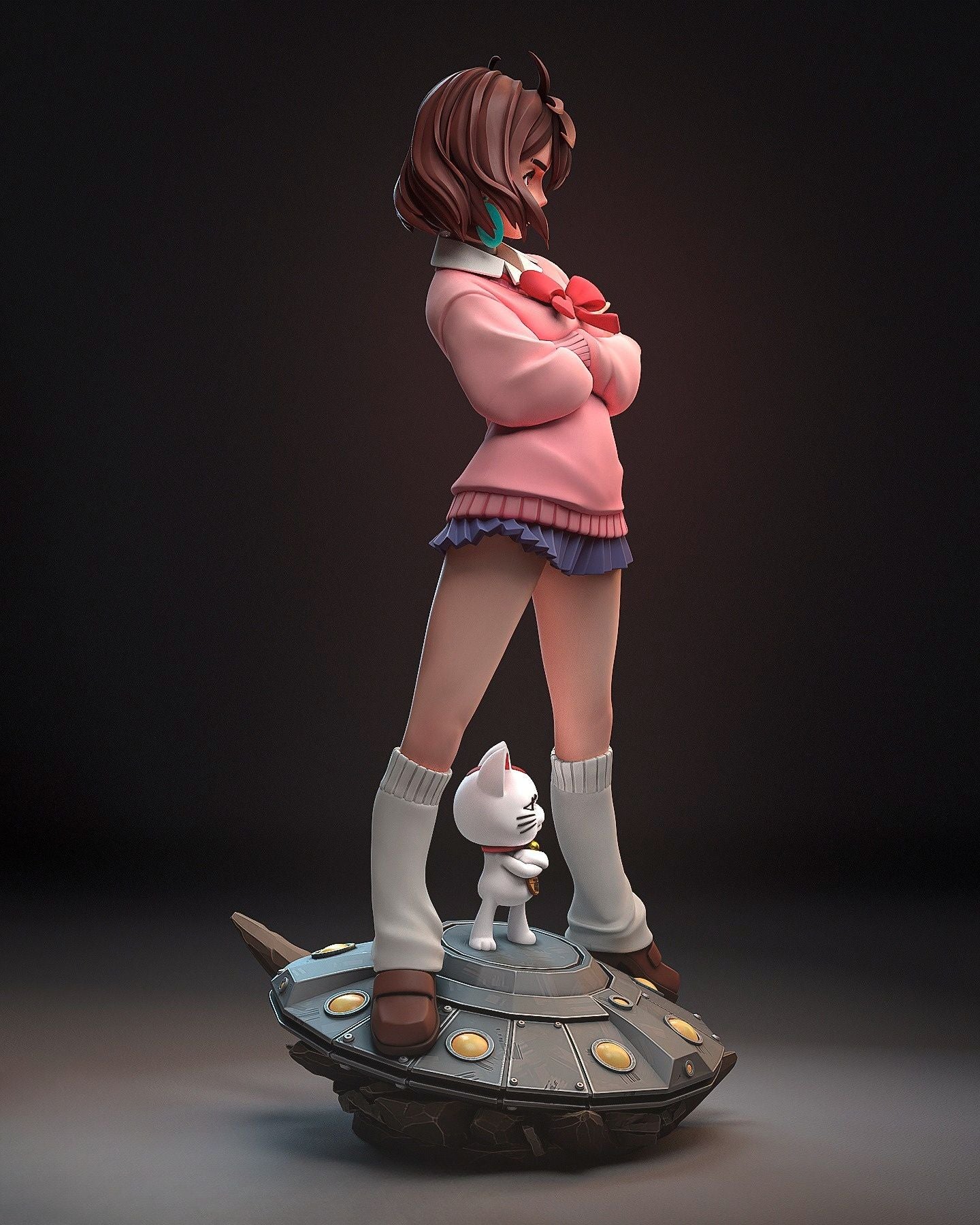 4264 Momo Ayase - Dandadan - STL 3D Print Files