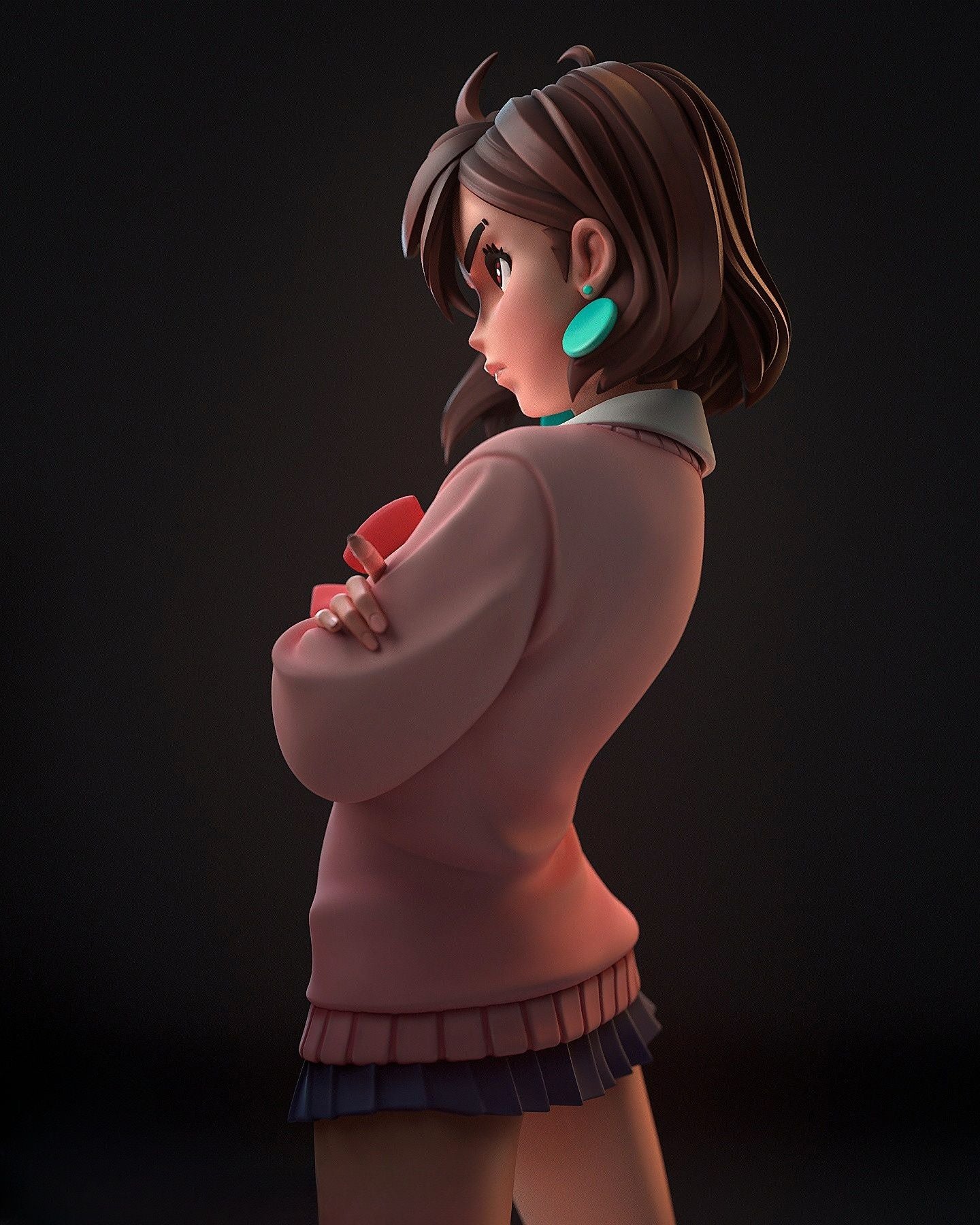 4264 Momo Ayase - Dandadan - STL 3D Print Files