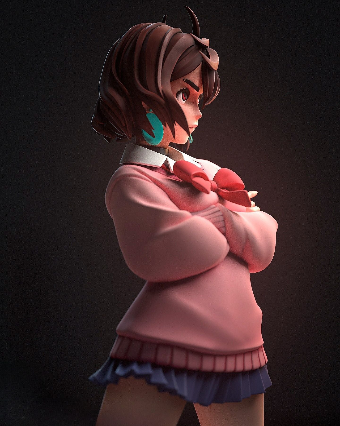 4264 Momo Ayase - Dandadan - STL 3D Print Files
