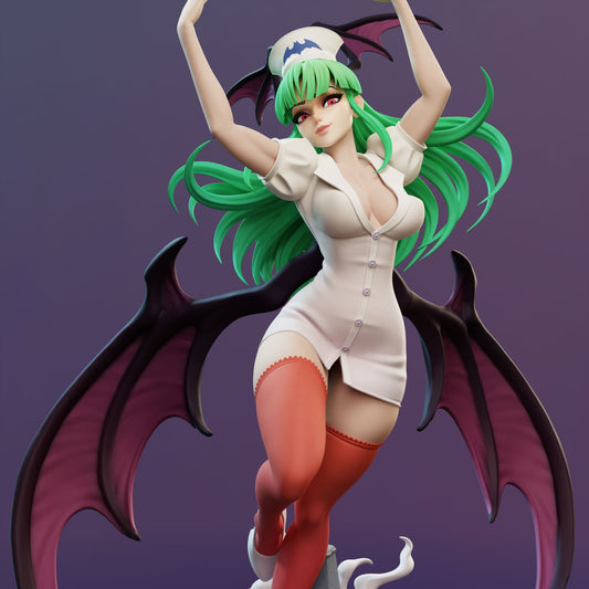 4180 Morrigan Aensland NSFW - Darkstalkers - STL 3D Print Files