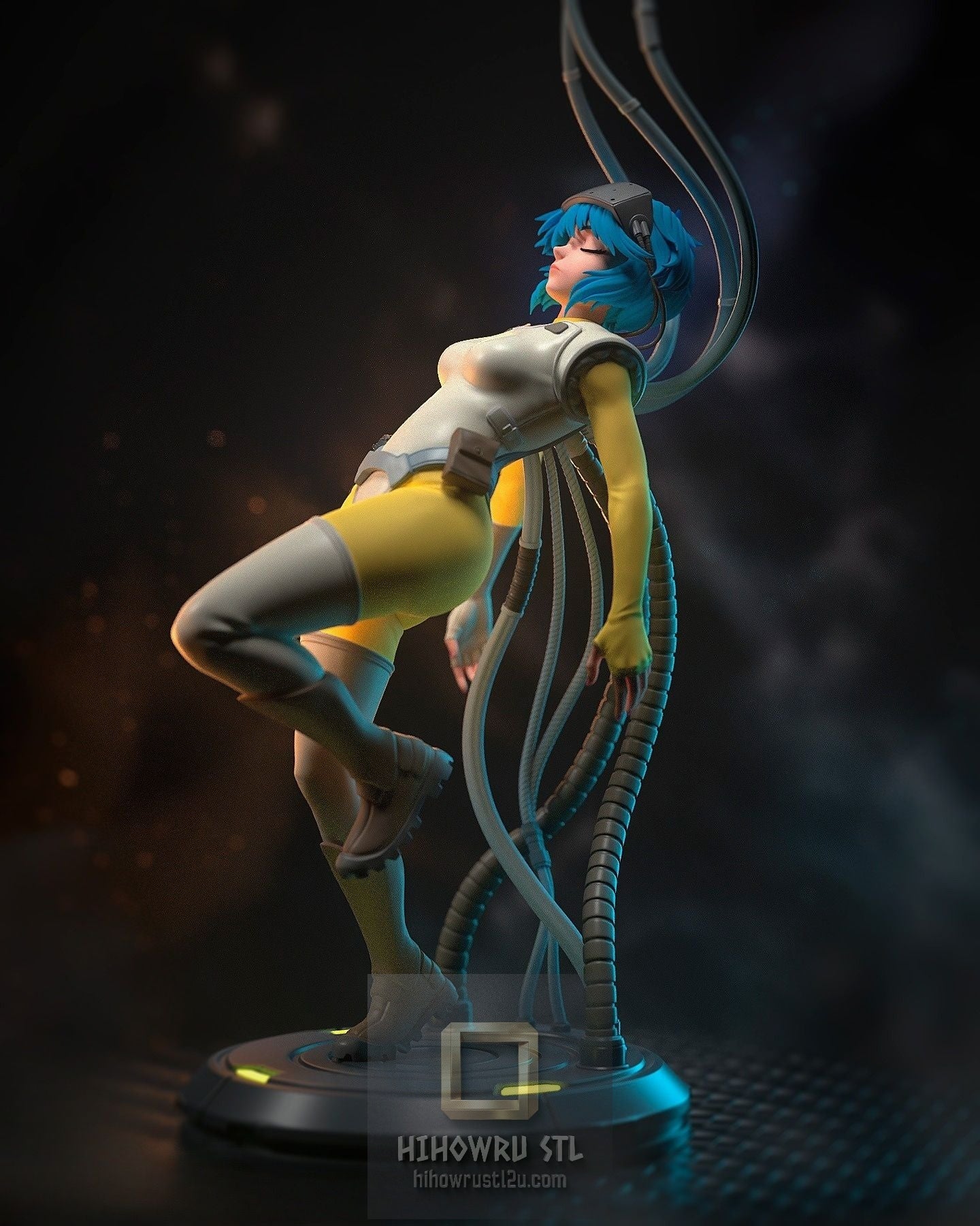 5321 Motoko Kusanagi - Ghost in the Shell - STL 3D Print Files
