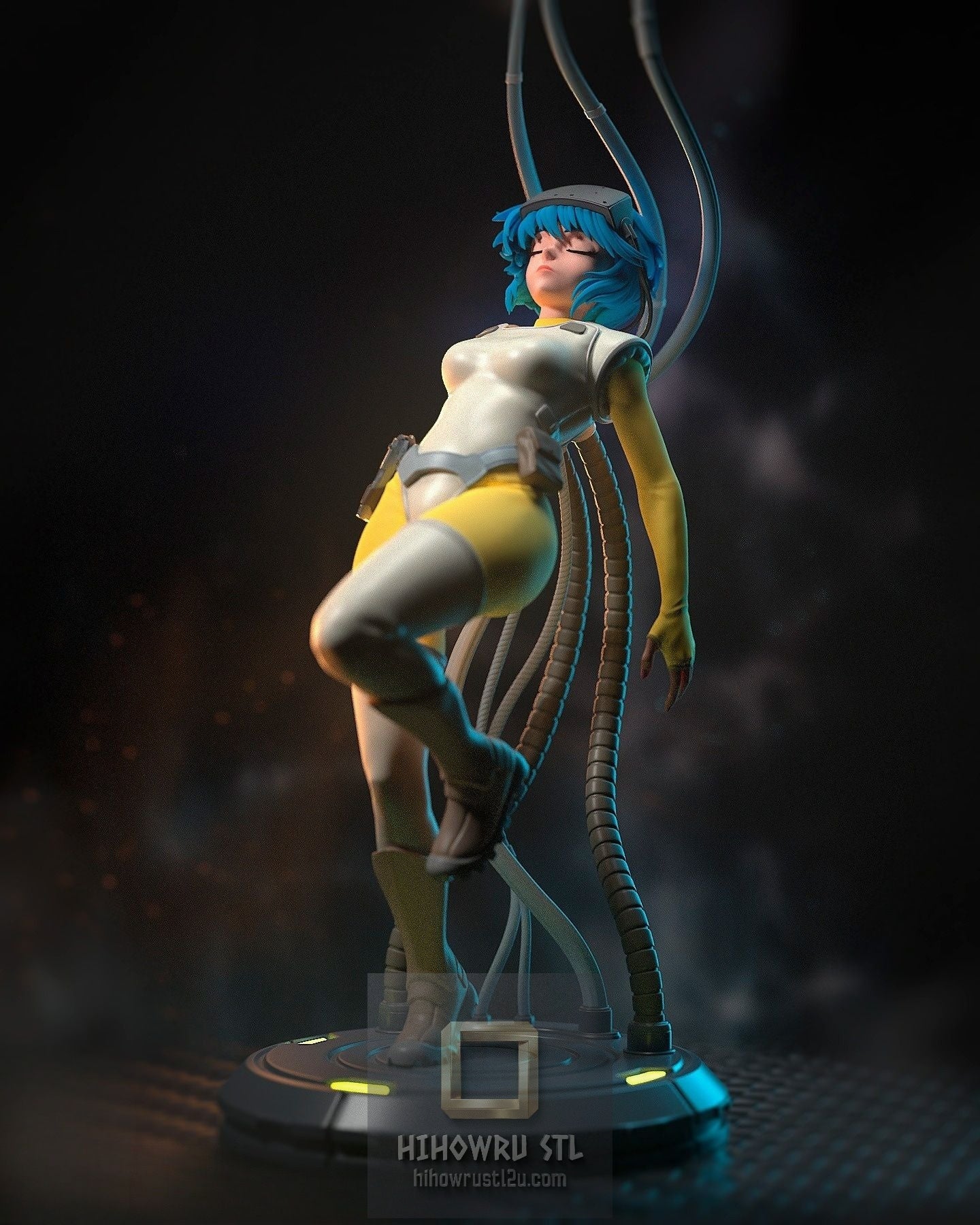 5321 Motoko Kusanagi - Ghost in the Shell - STL 3D Print Files