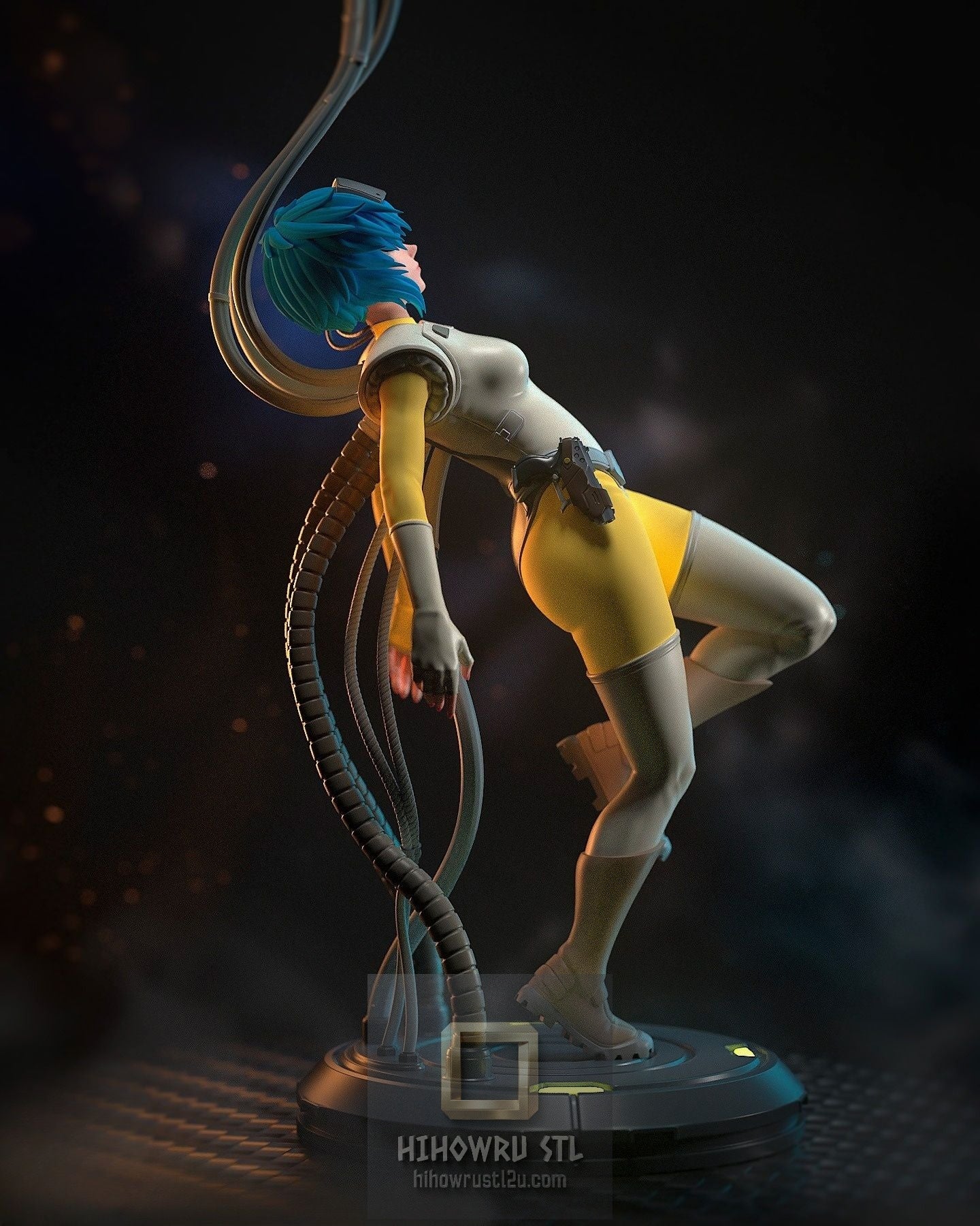 5321 Motoko Kusanagi - Ghost in the Shell - STL 3D Print Files