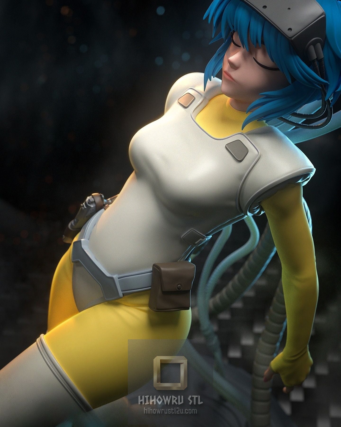 5321 Motoko Kusanagi - Ghost in the Shell - STL 3D Print Files