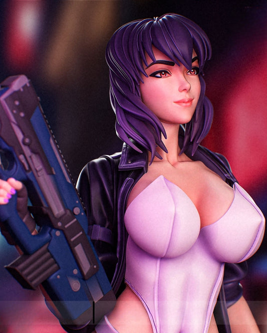 3838 Motoko Kusanagi NSFW - Ghost in the Shell  - STL 3D Print Files