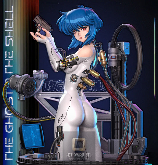 5454 Motoko Kusanagi - Ghost in the Shell - STL 3D Print Files