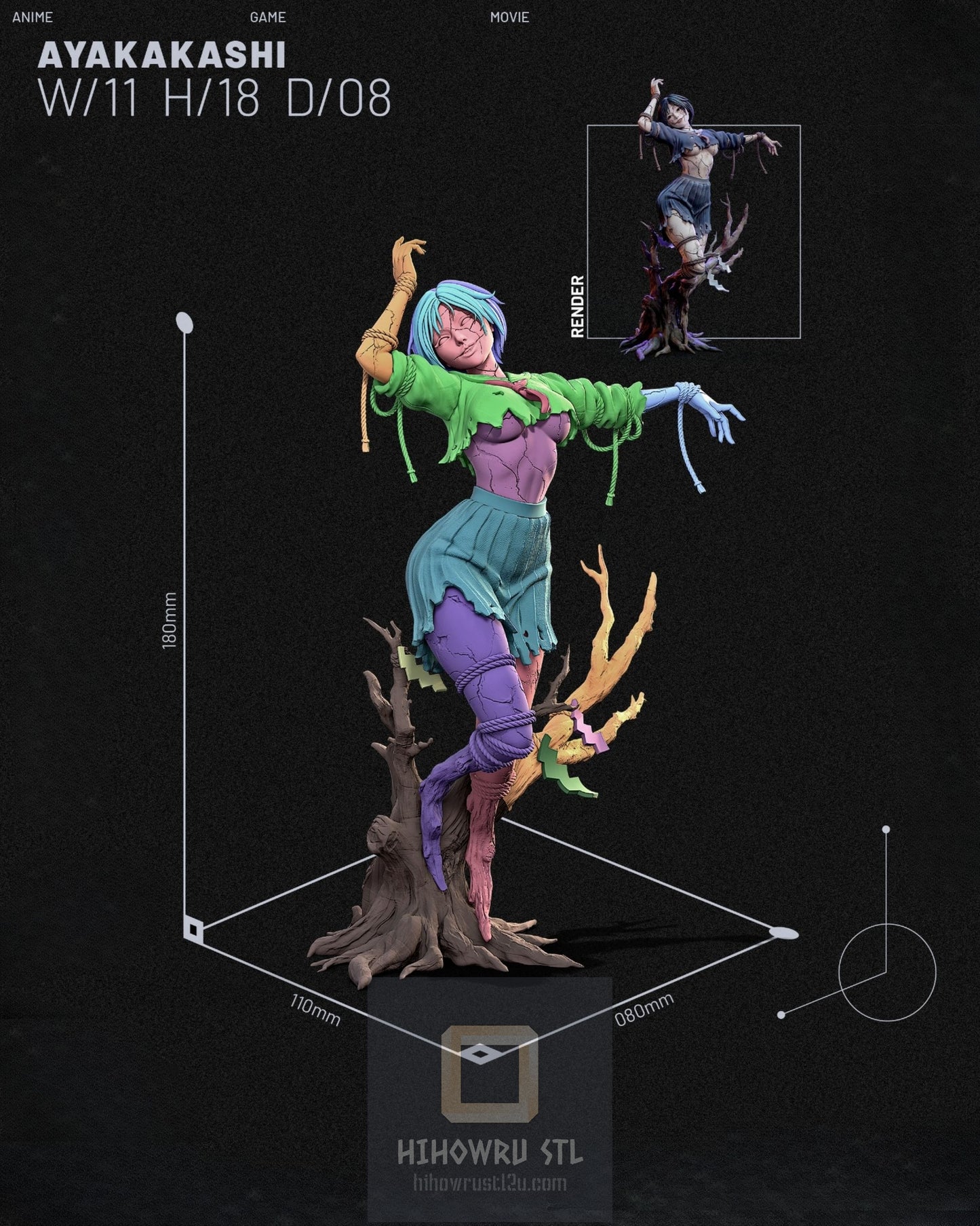 4534 Ayakakashi - Silent Hill - STL 3D Print Files