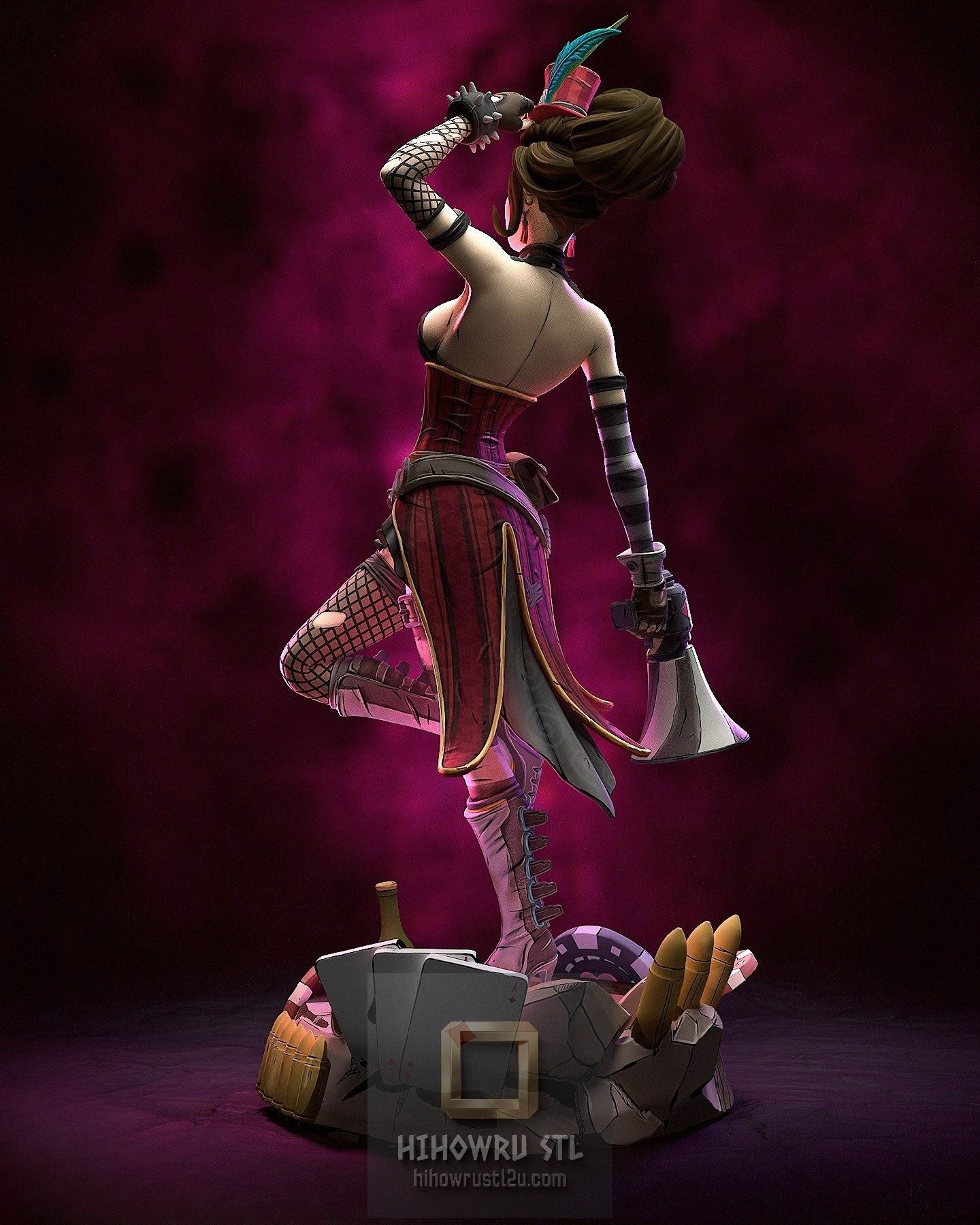 5296 Mad Moxxi - Borderlands - STL 3D Print Files