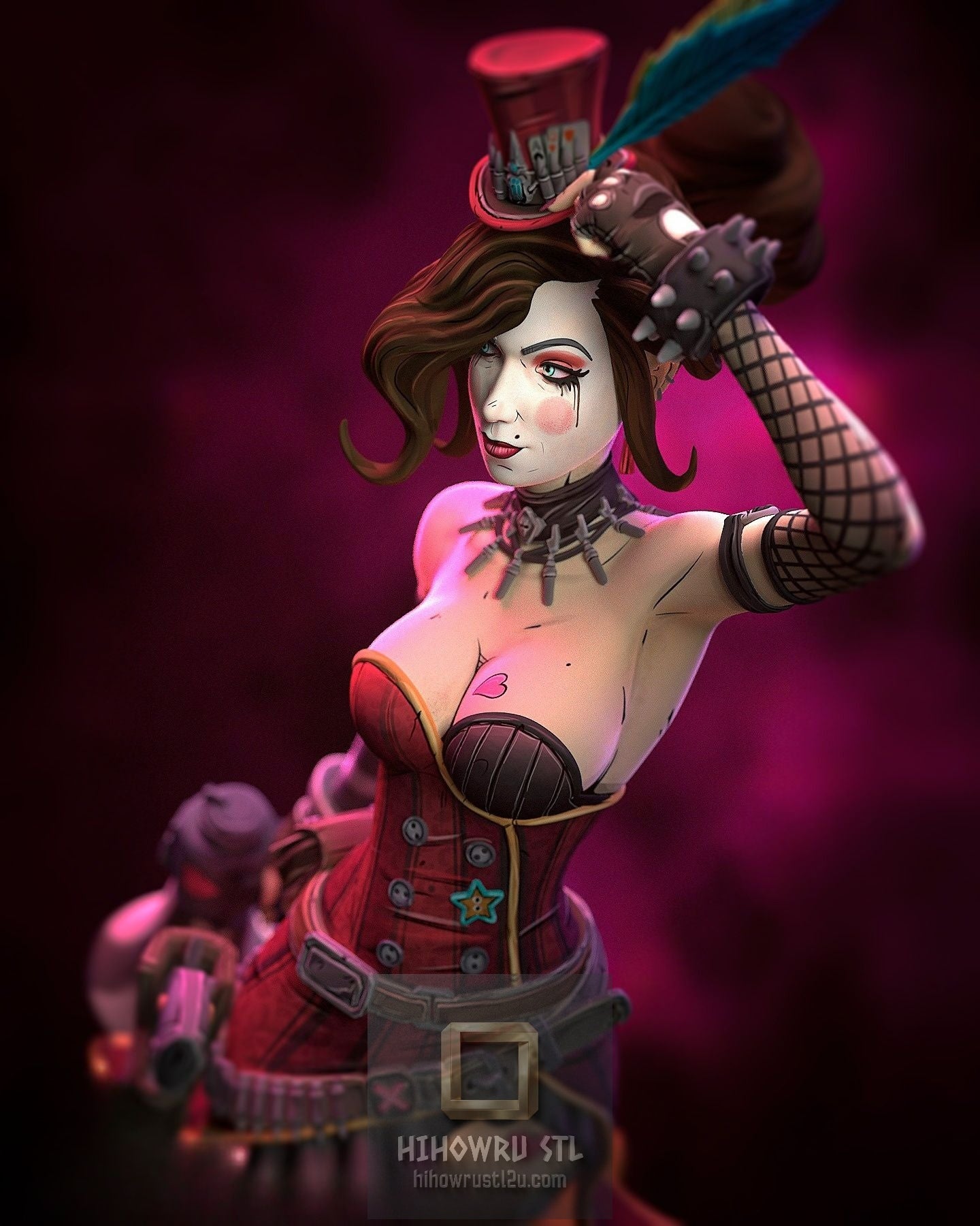 5296 Mad Moxxi - Borderlands - STL 3D Print Files