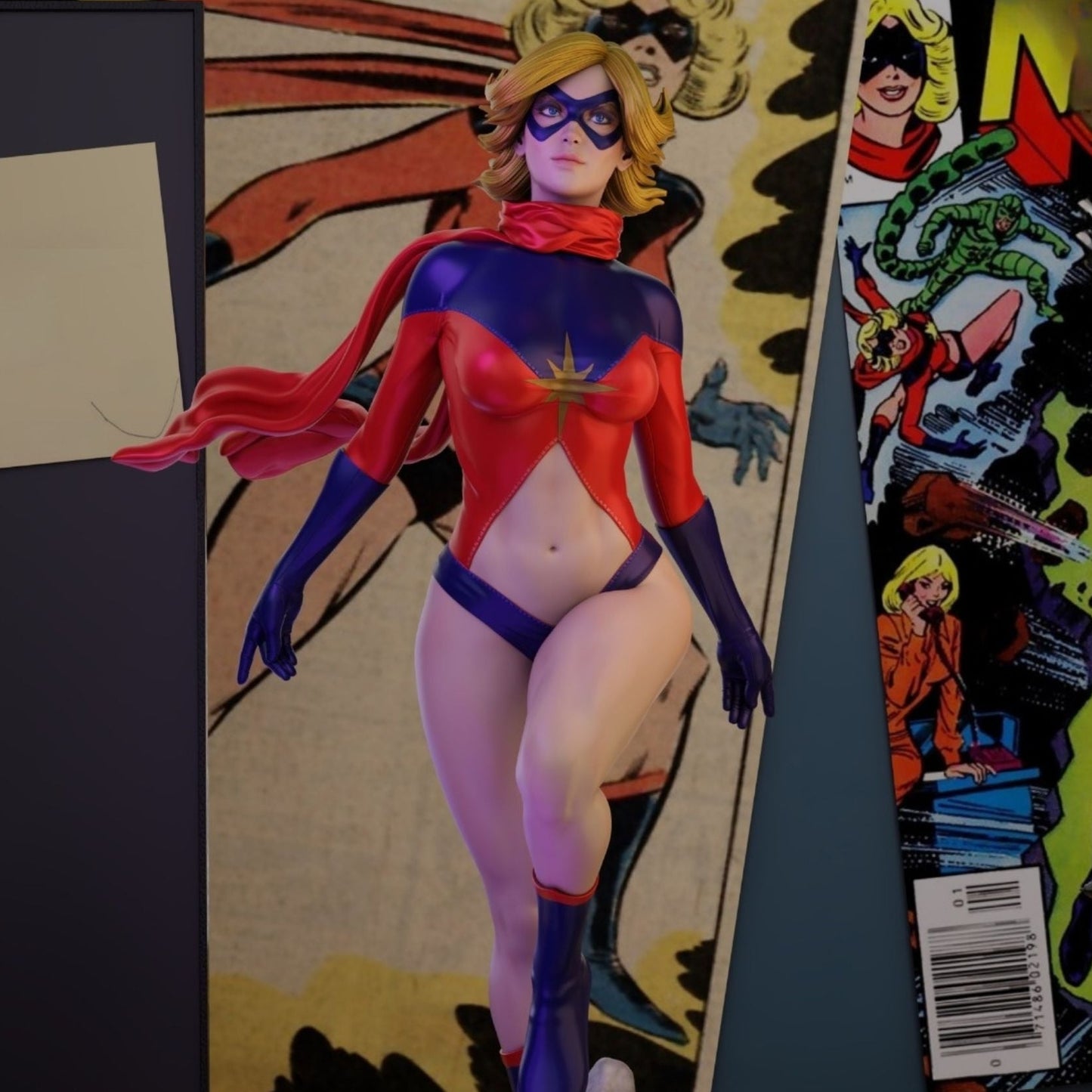 5099 Ms. Marvel - Carol Denvers - STL 3D Print Files
