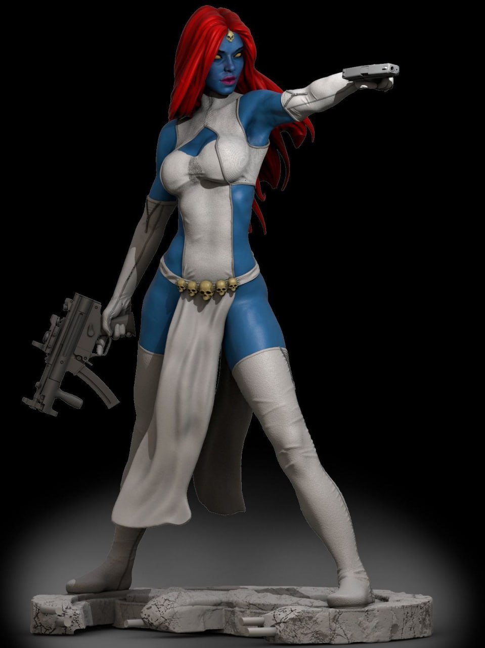 3345 Mystique - X-Men - STL 3D Print Files