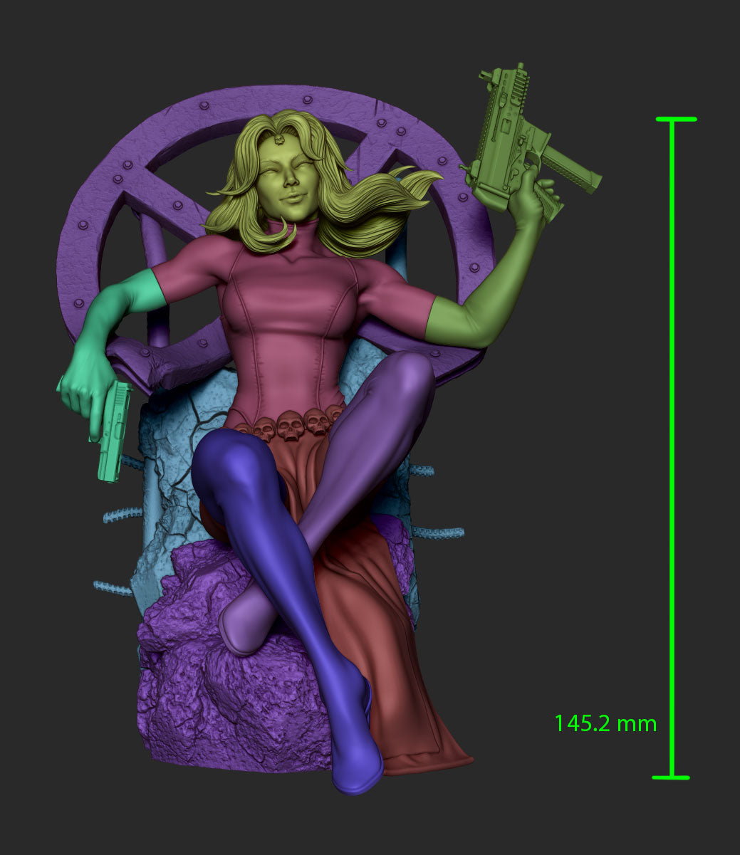 1711 Mystique - X-Men - STL 3D Print Files