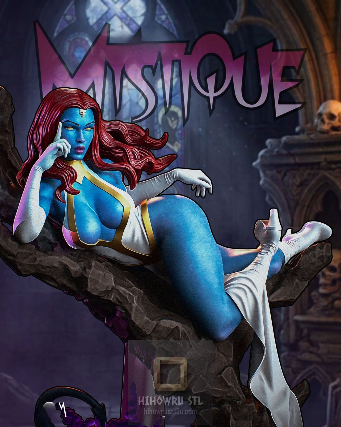 4943 Mystique - X-Men - STL 3D Print Files