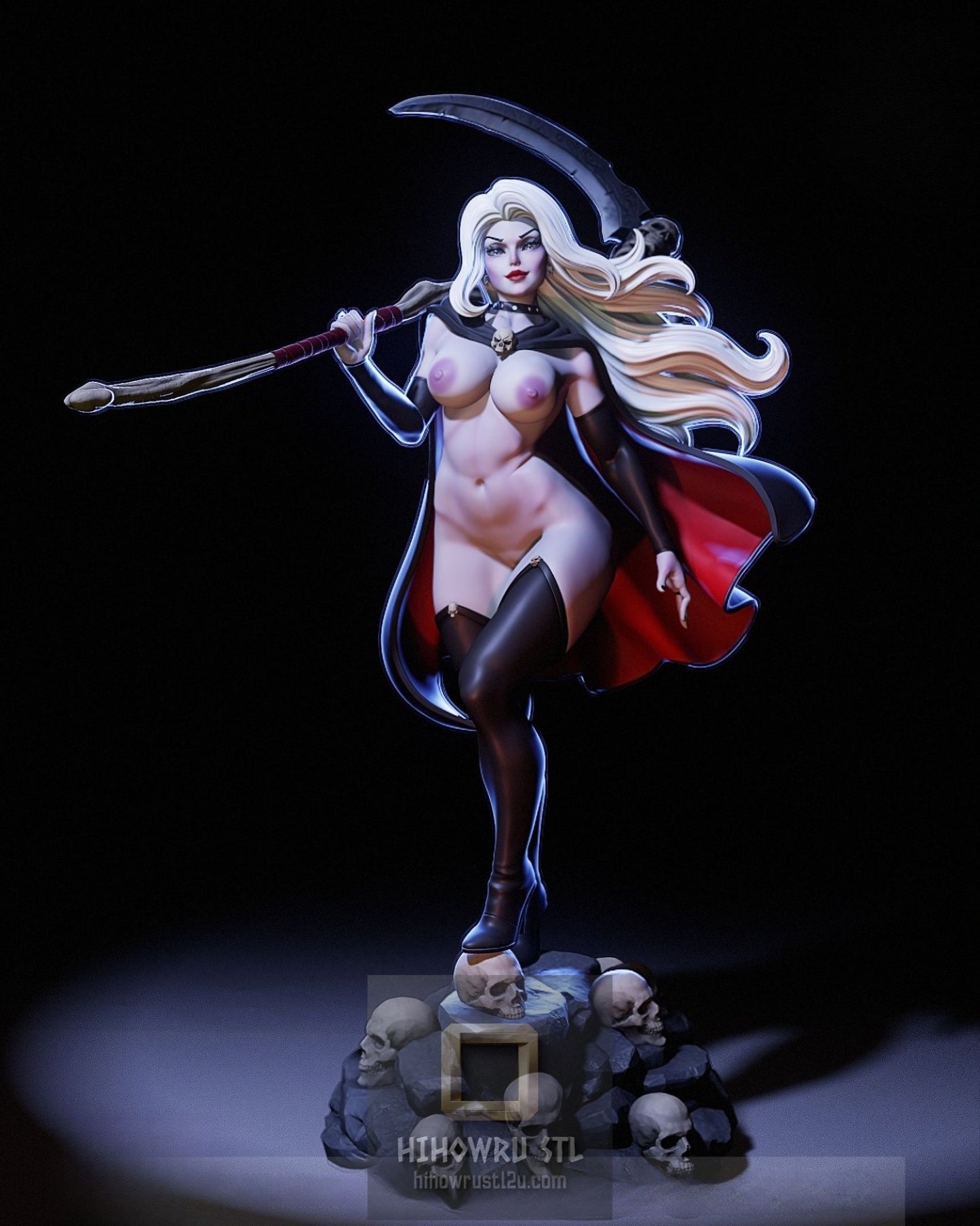 5394 Lady Death NSFW - STL 3D Print Files