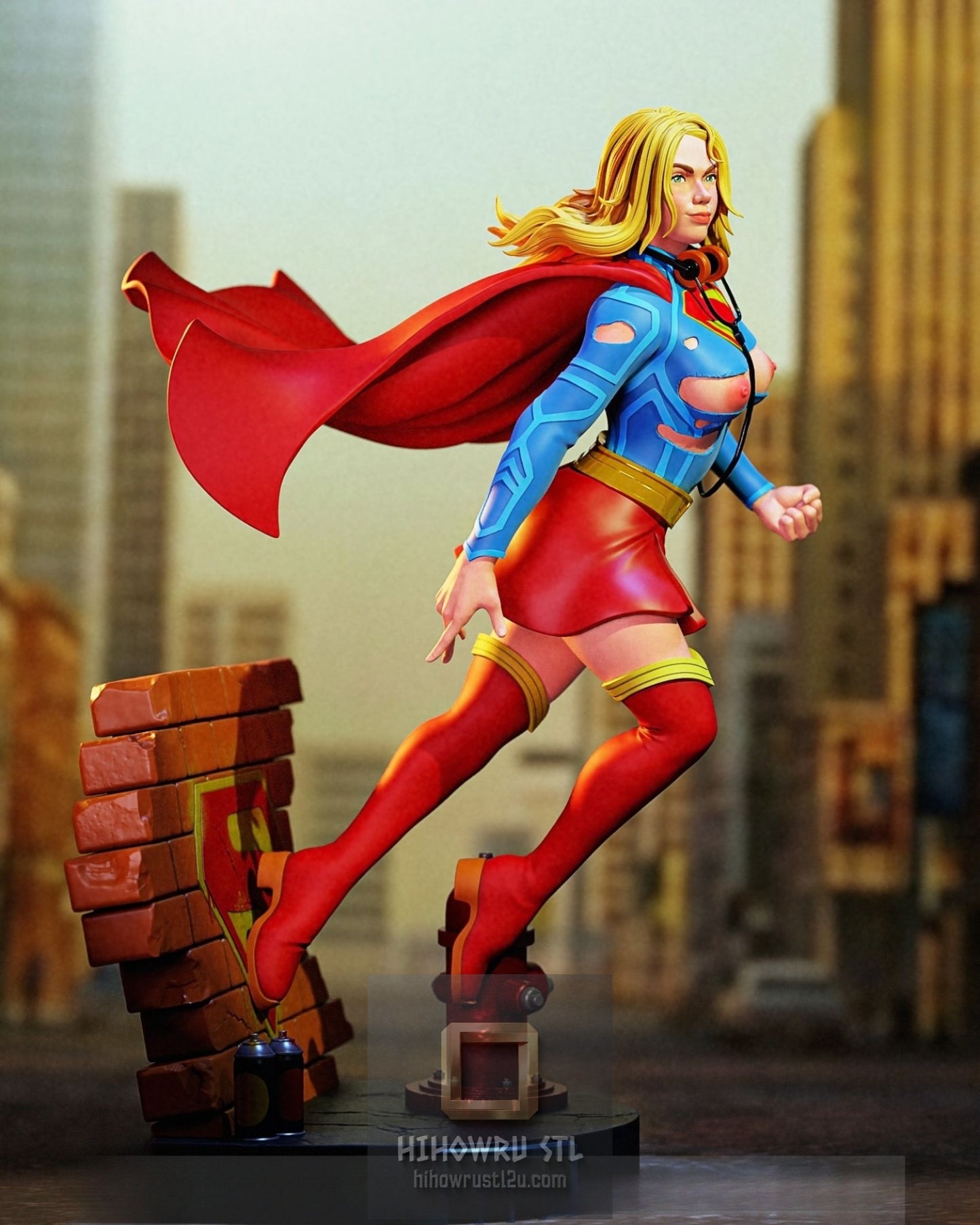 5391 Supergirl NSFW - DC Comics - STL 3D Print Files