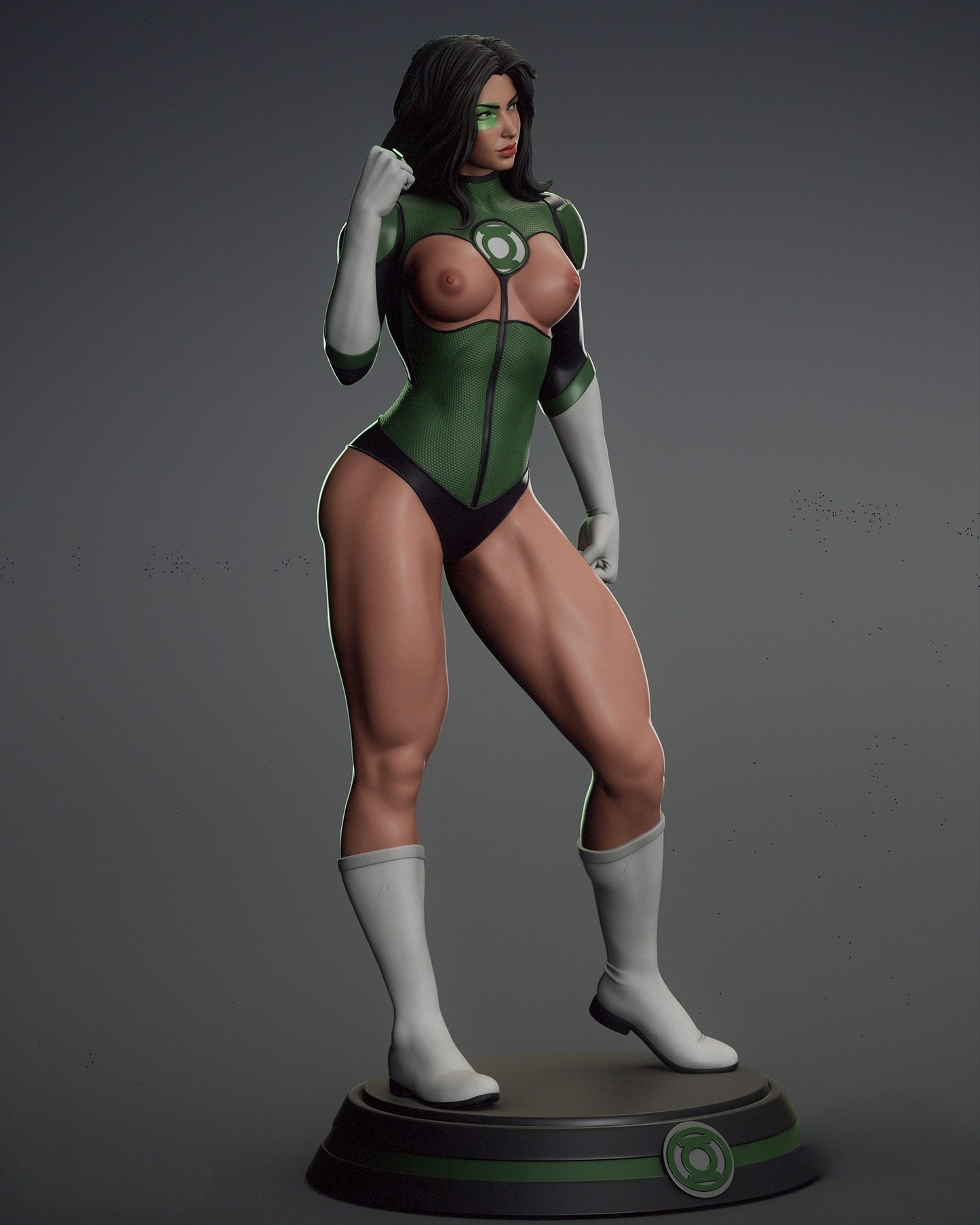 3207 Jessica Cruz NSFW - Green Lantern - STL 3D Print Files