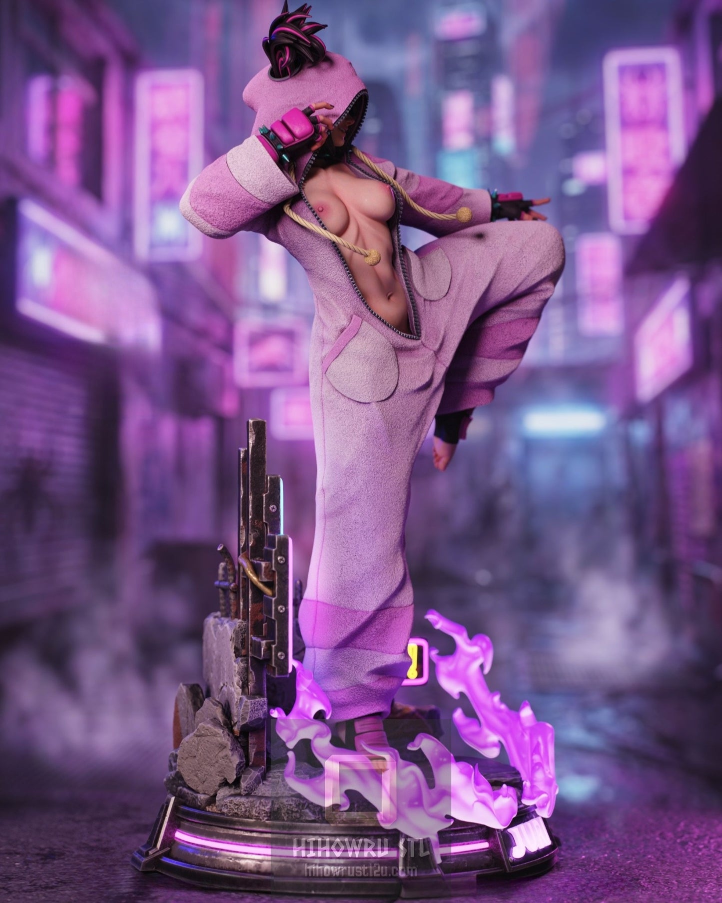 4933 Juri Han NSFW - Street Fighter - STL 3D Print Files