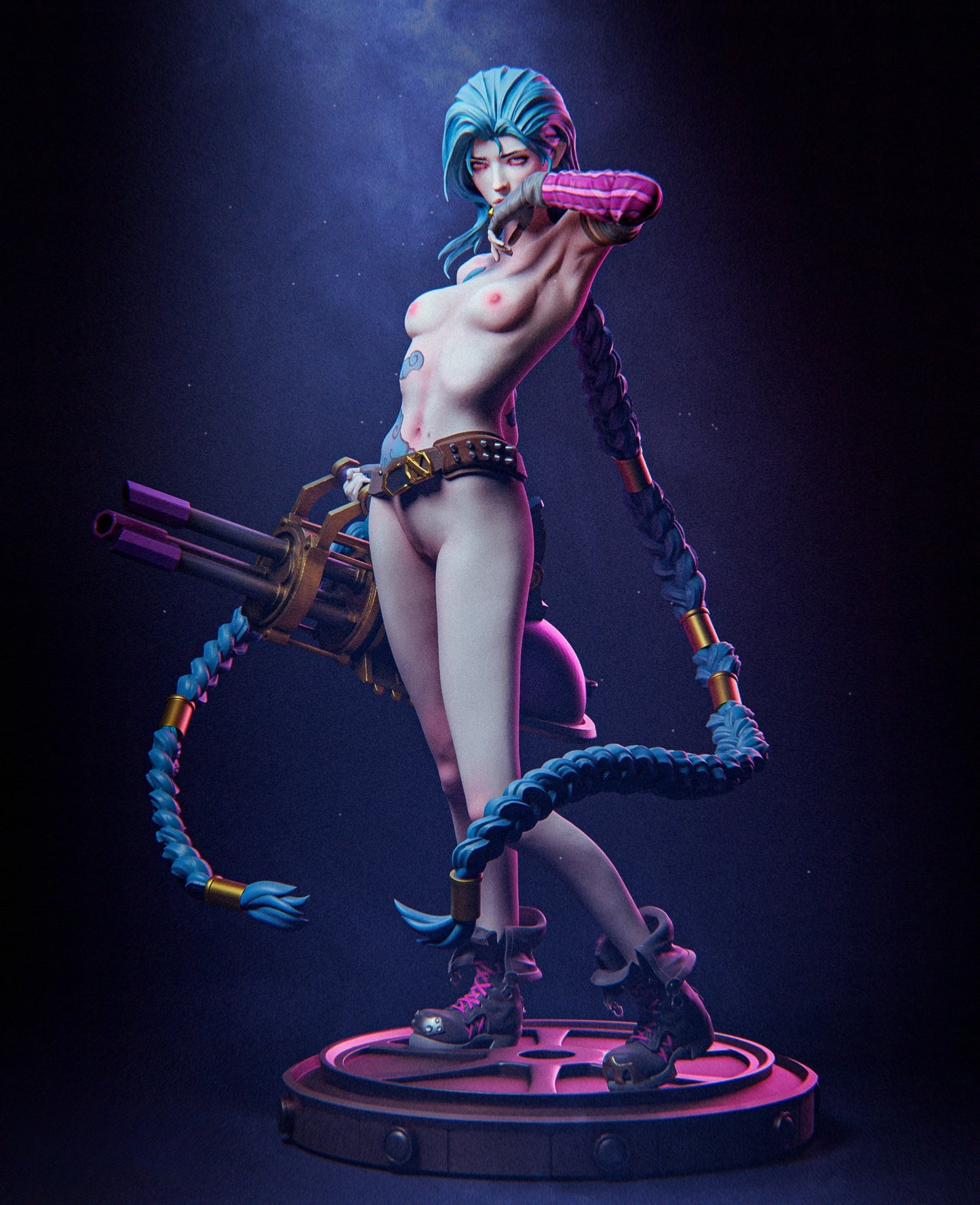 3273 Jinx NSFW - League Of Legends - STL 3D Print Files