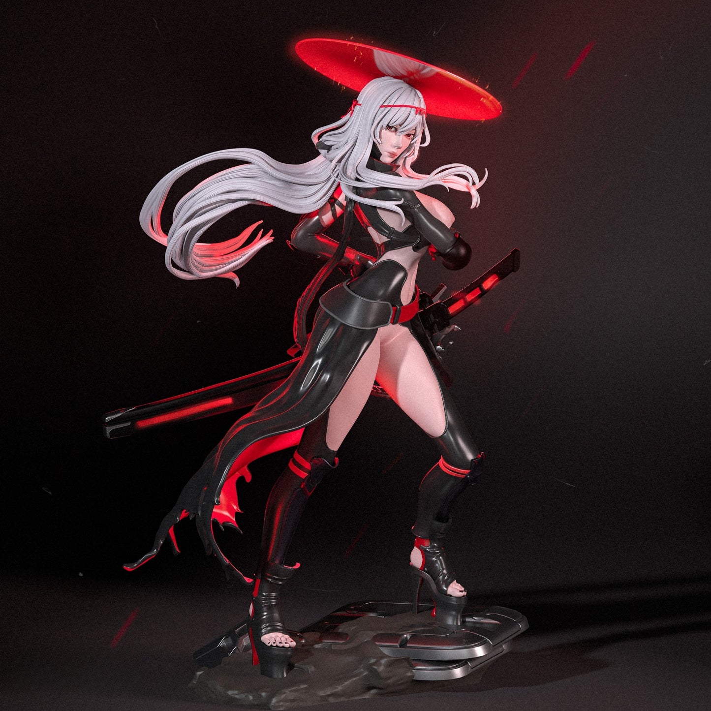 3276 Scarlet NSFW - Black Shadow - NIKKE - STL 3D Print Files