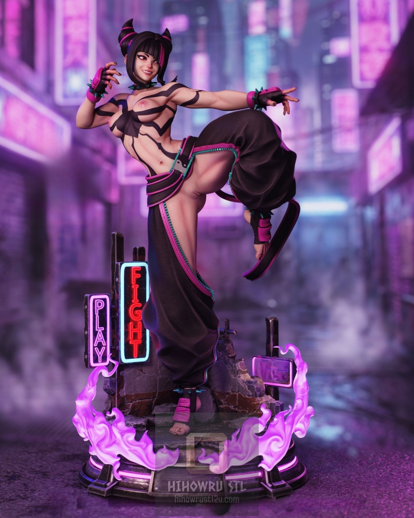 4933 Juri Han NSFW - Street Fighter - STL 3D Print Files