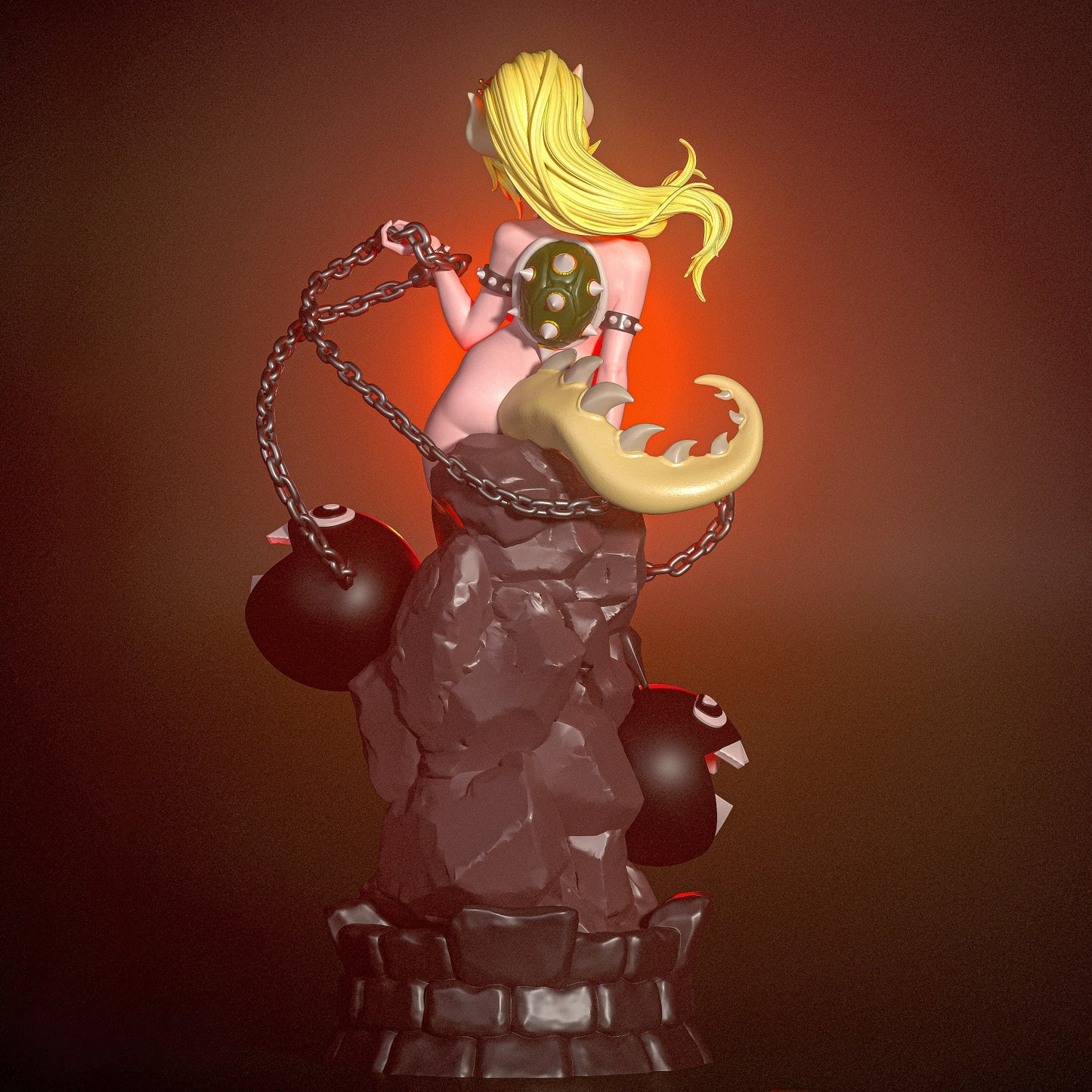 3537 Bowsette NSFW - Super Mario - STL 3D Print Files