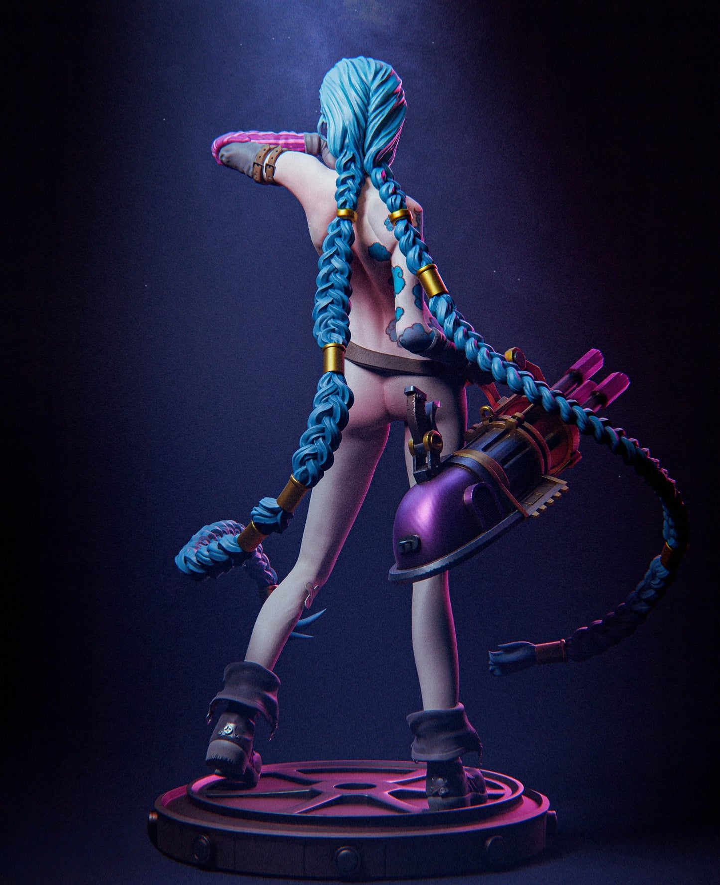 3273 Jinx NSFW - League Of Legends - STL 3D Print Files