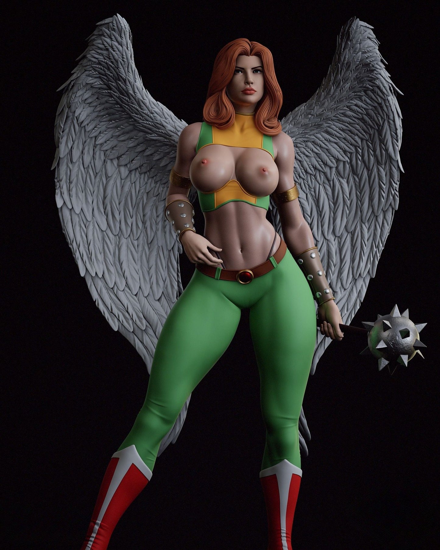 3862 Hawkgirl NSFW - DC Comics - STL 3D Print Files
