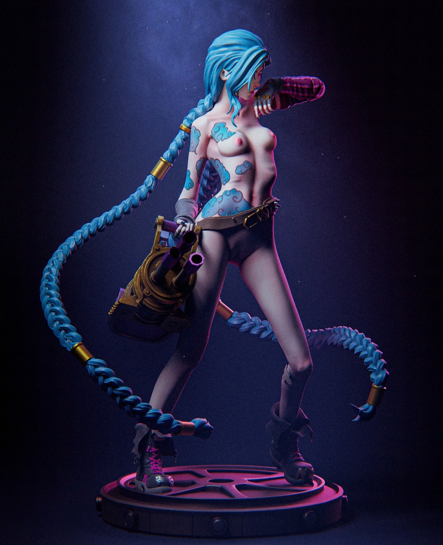 3273 Jinx NSFW - League Of Legends - STL 3D Print Files