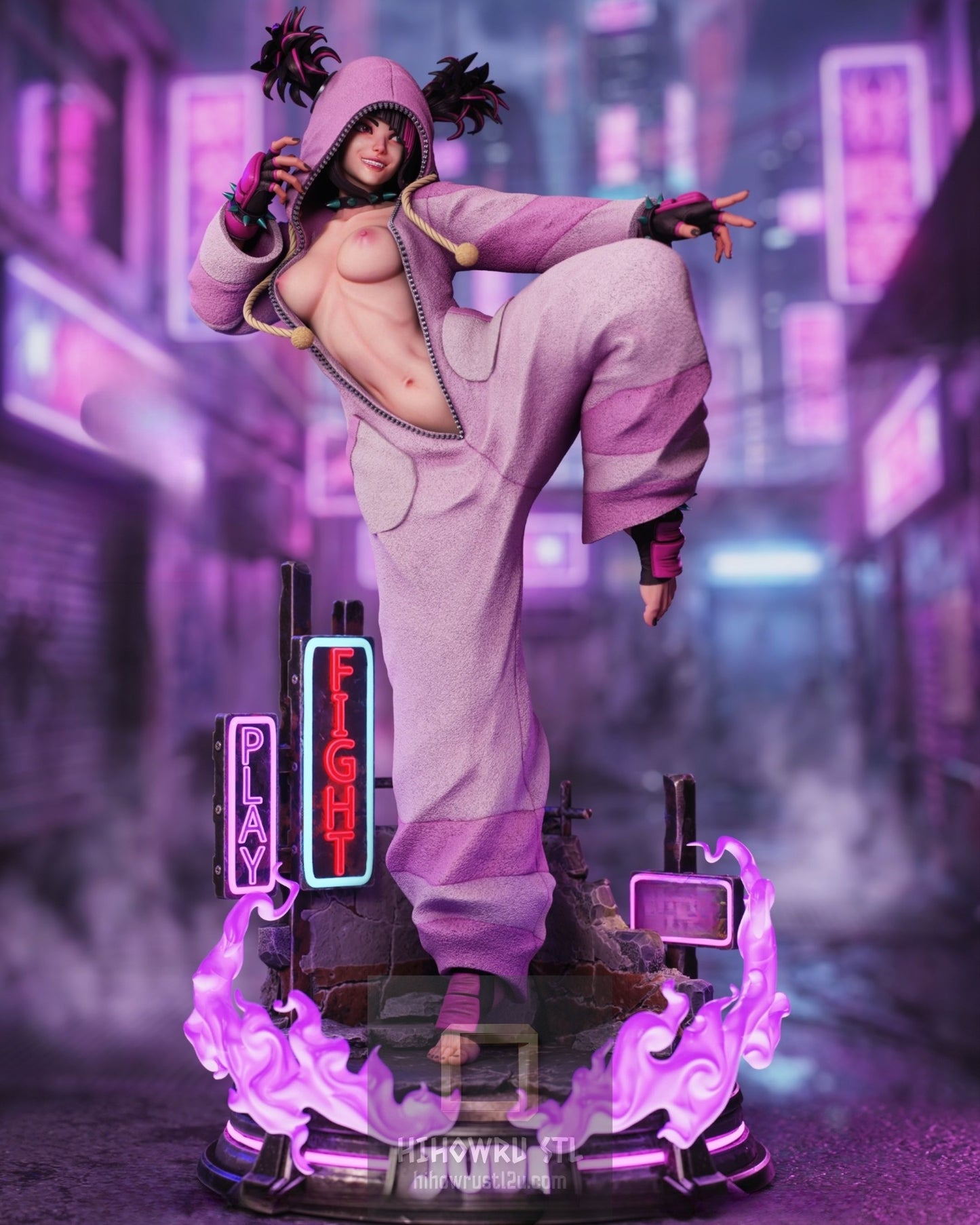 4933 Juri Han NSFW - Street Fighter - STL 3D Print Files