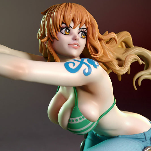 3831 Nami NSFW - One Piece - STL 3D Print Files