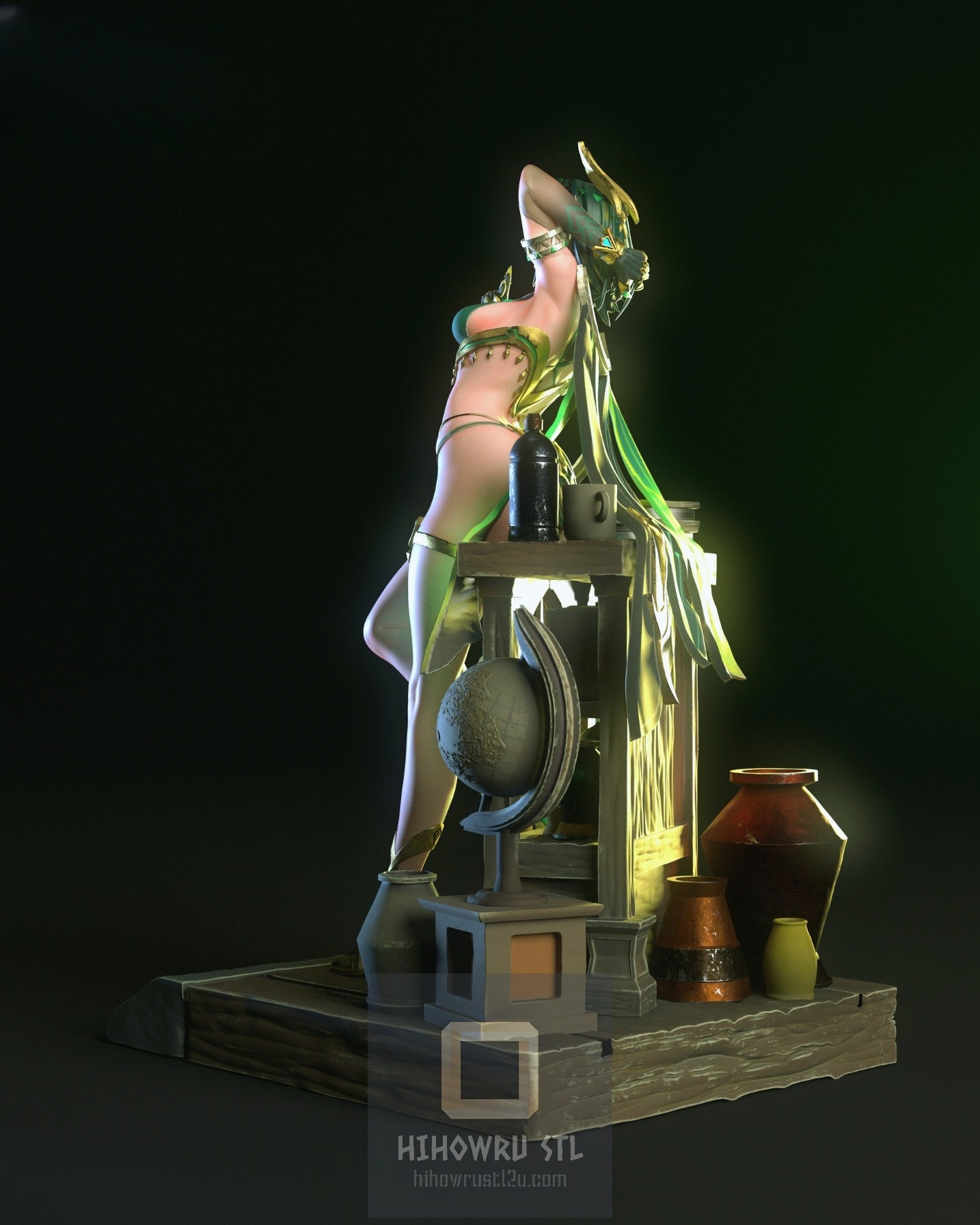 4640 Nefer - Genshin Impact - STL 3D Print Files