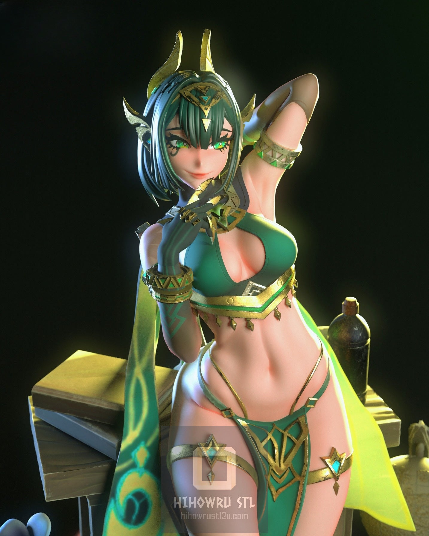 4640 Nefer - Genshin Impact - STL 3D Print Files