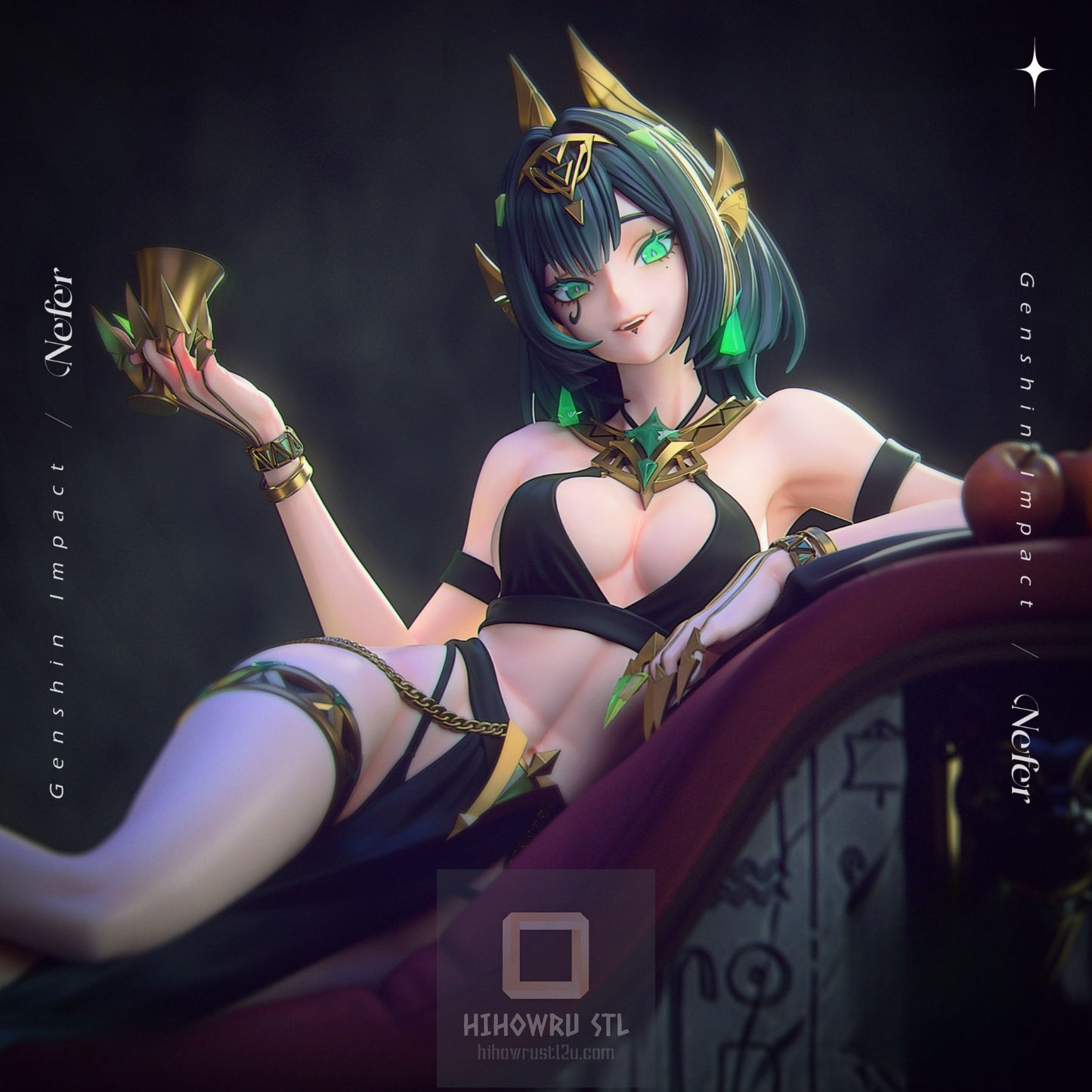 4617 Nefer NSFW - Genshin Impact - STL 3D Print Files