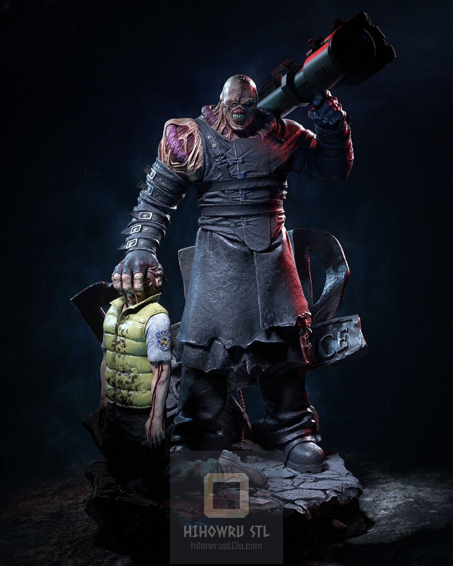 4477 Nemesis - Resident Evil - STL 3D Print Files