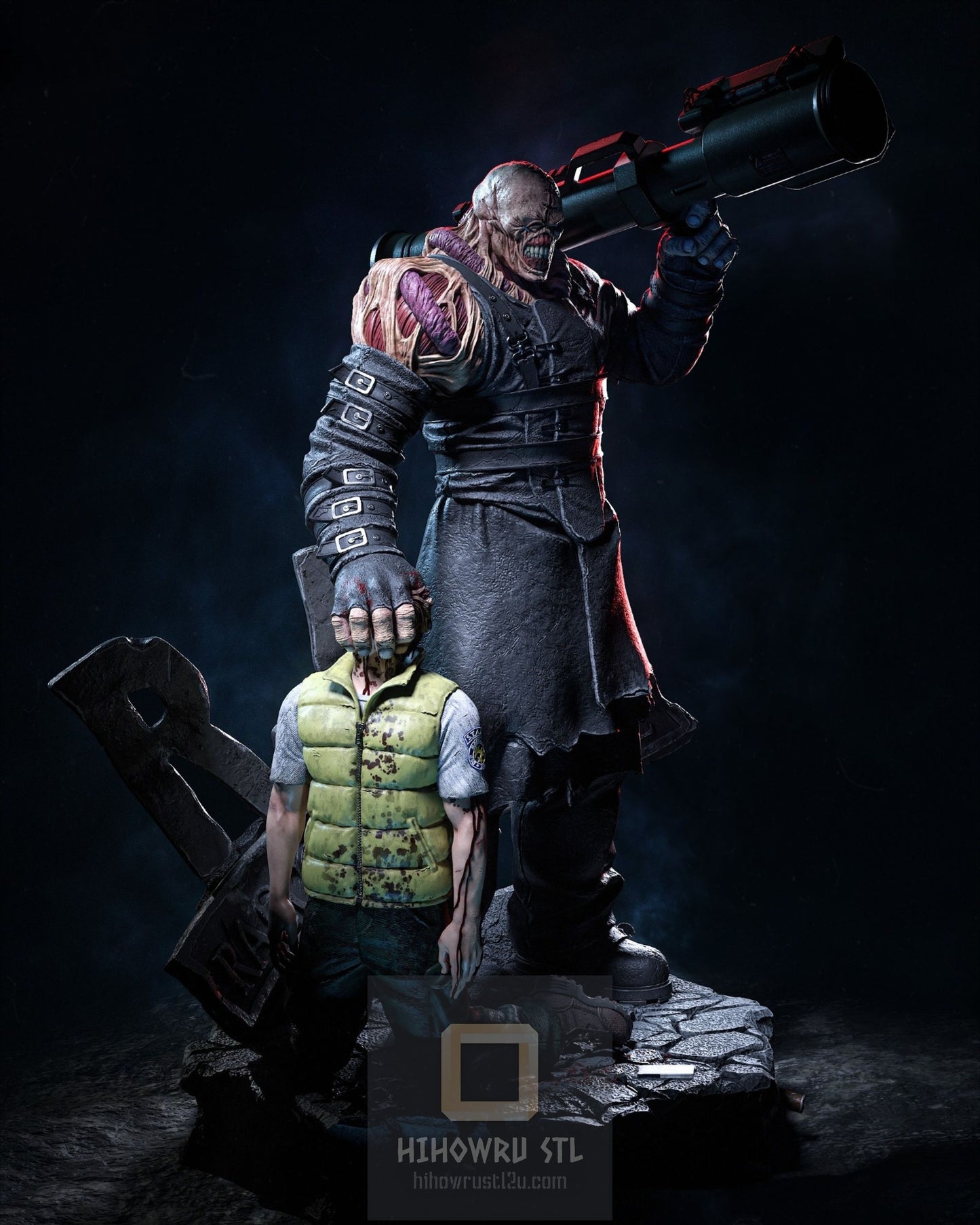 4477 Nemesis - Resident Evil - STL 3D Print Files