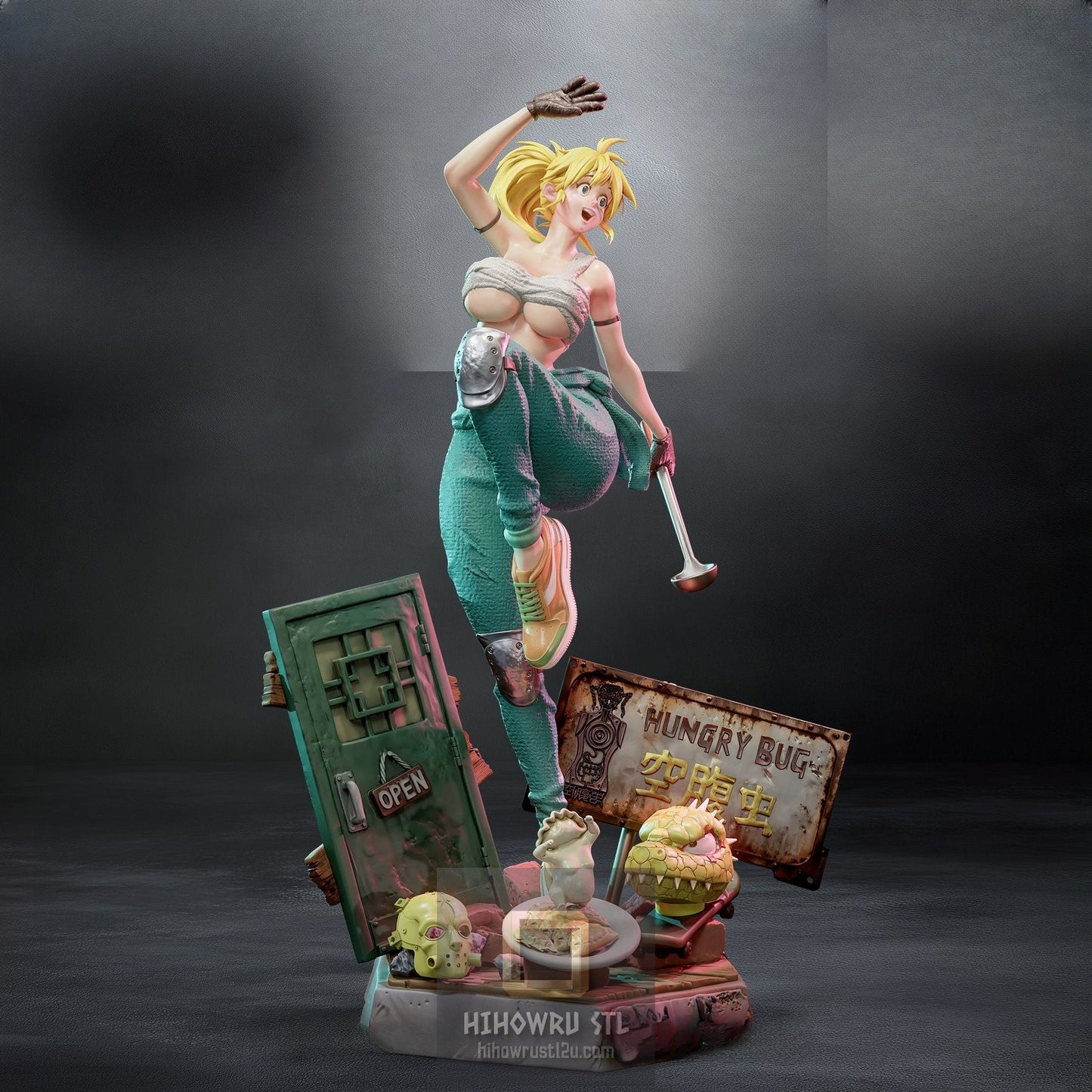 5325 Nikaido NSFW - Dorohedoro - STL 3D Print Files