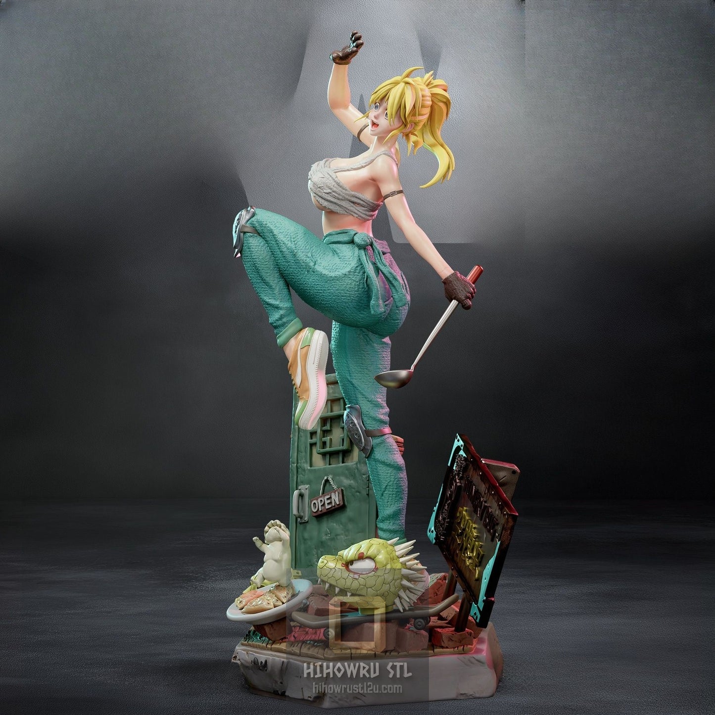 5325 Nikaido NSFW - Dorohedoro - STL 3D Print Files
