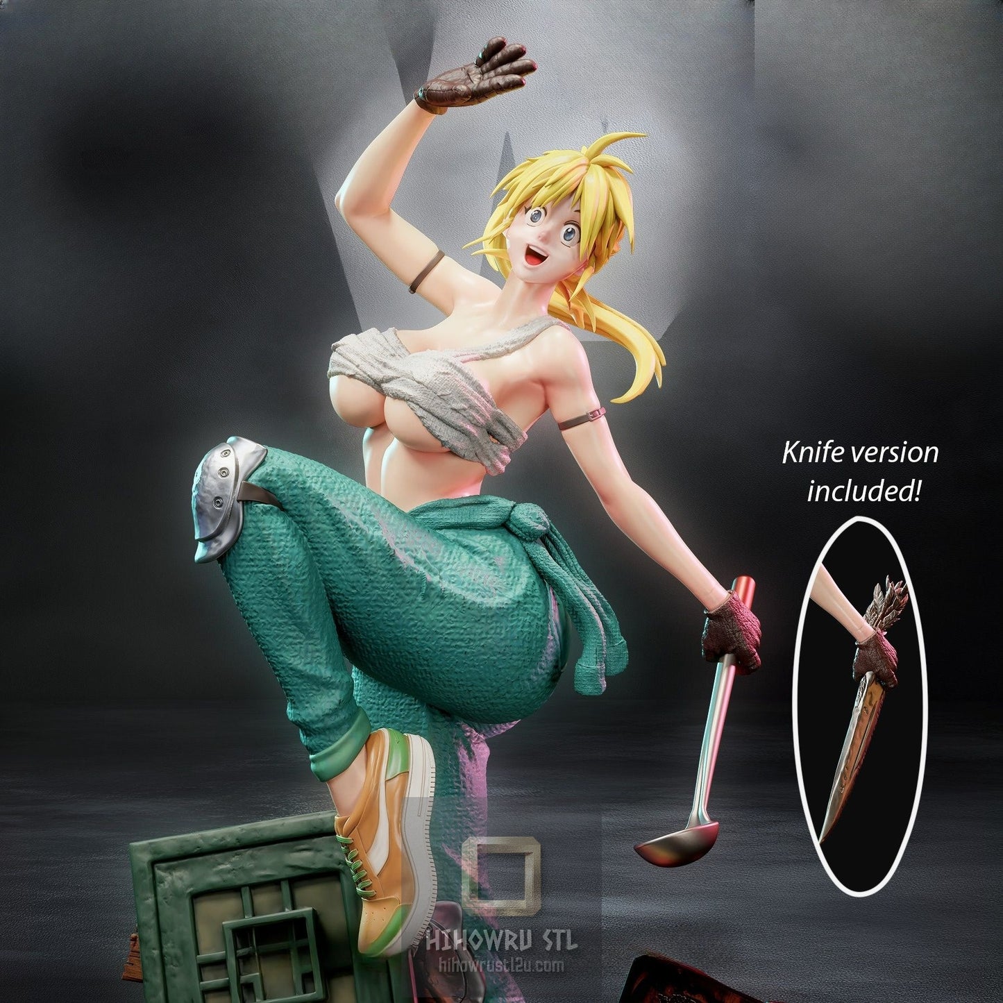 5325 Nikaido NSFW - Dorohedoro - STL 3D Print Files