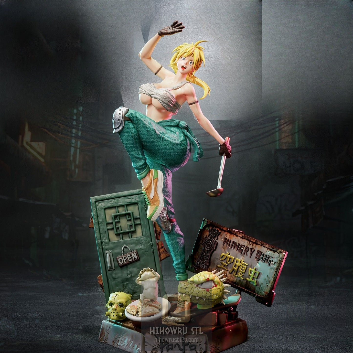 5325 Nikaido NSFW - Dorohedoro - STL 3D Print Files