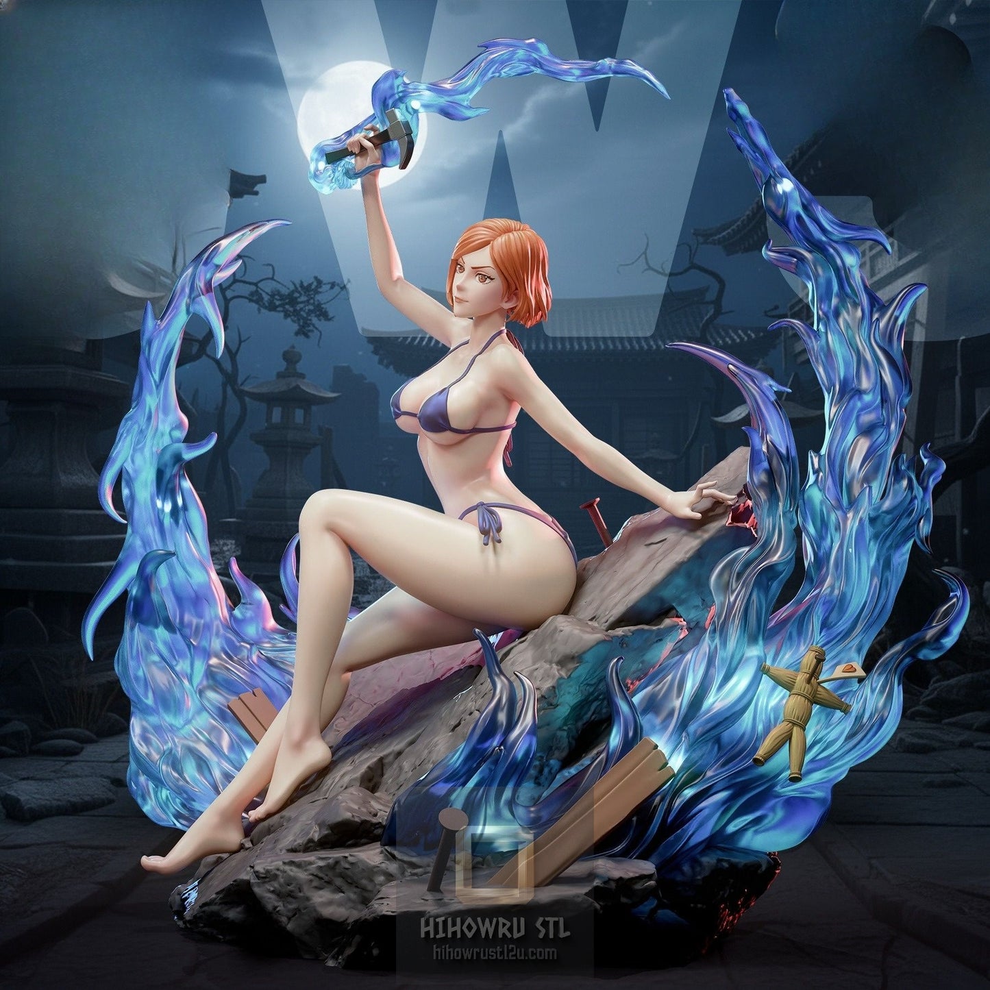 5026 Nobara Kugisaki NSFW - Jujutsu Kaisen - STL 3D Print Files