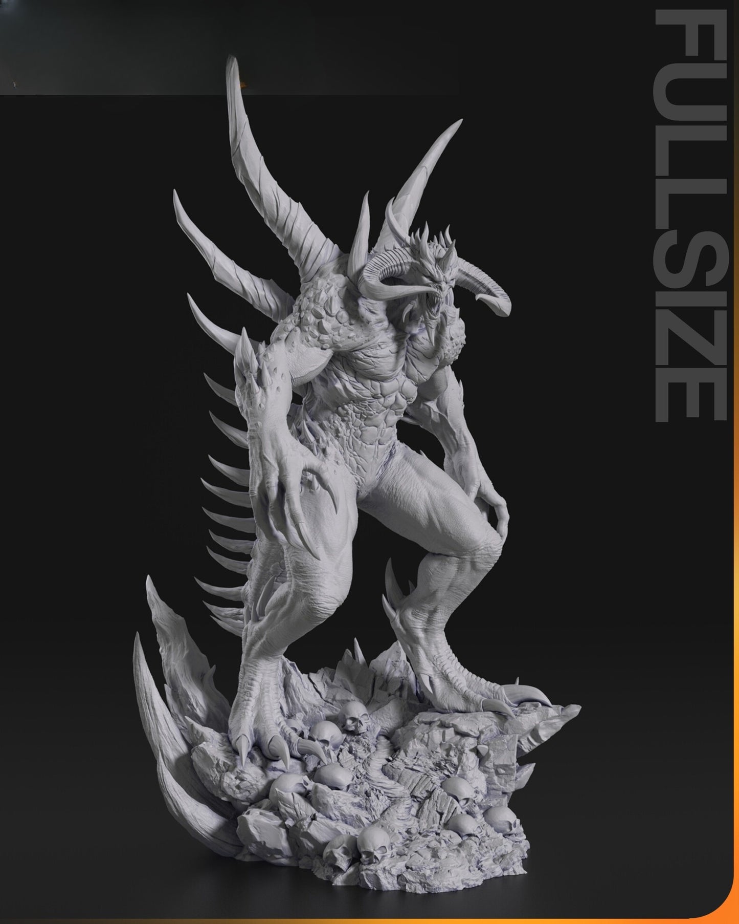 3444 The Dark Lord - Diablo - STL 3D Print Files