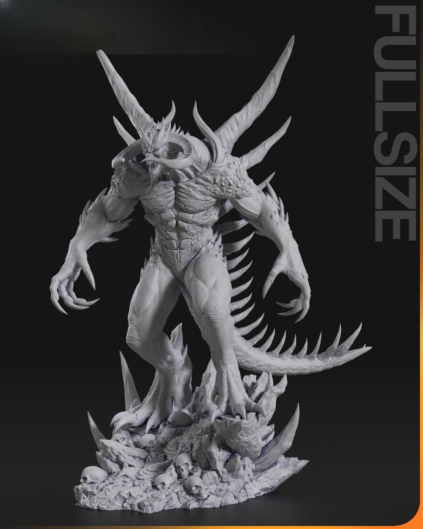 3444 The Dark Lord - Diablo - STL 3D Print Files