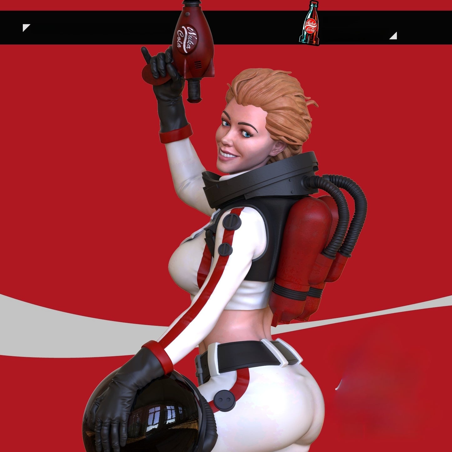 3240 Nuka Cola Girl NSFW - STL 3D Print Files