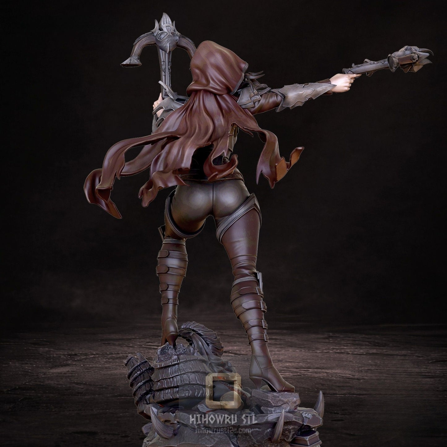 5198 Demon Hunter NSFW - Diablo Immortal - STL 3D Print Files