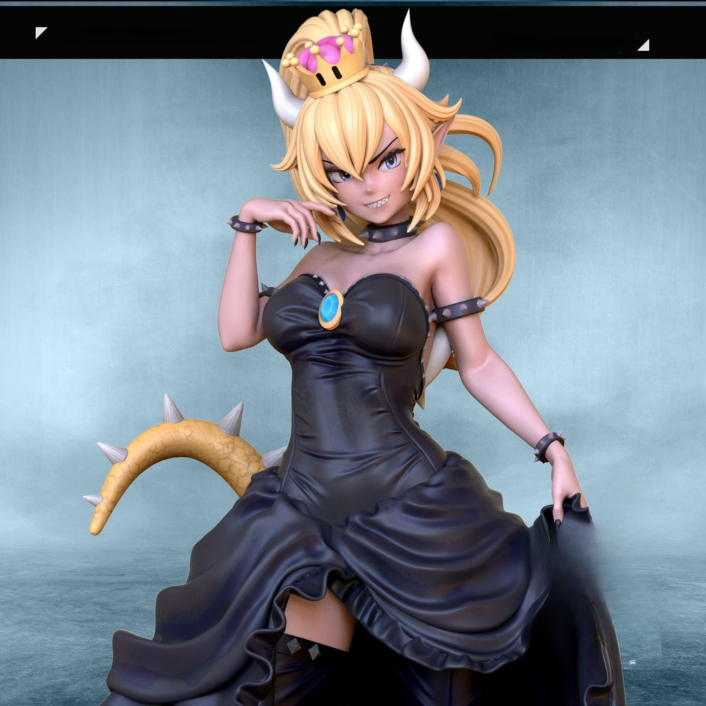 3416 Bowsette - Super Mario - STL 3D Print Files