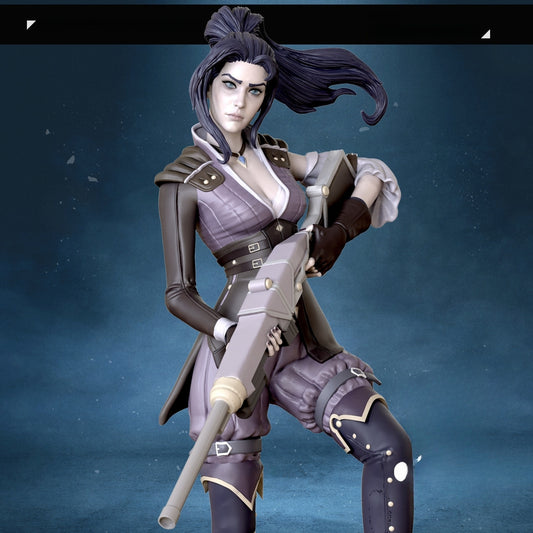 3464 Caitlyn Arcane - League of Legends - STL 3D Print Files