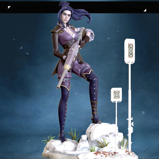 3464 Caitlyn Arcane - League of Legends - STL 3D Print Files