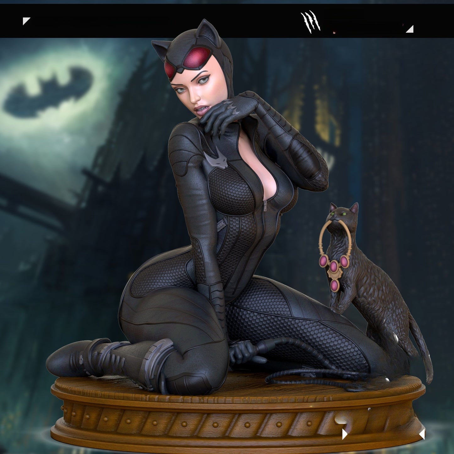 2861 Catwoman NSFW - DC COMICS - STL 3D Print Files