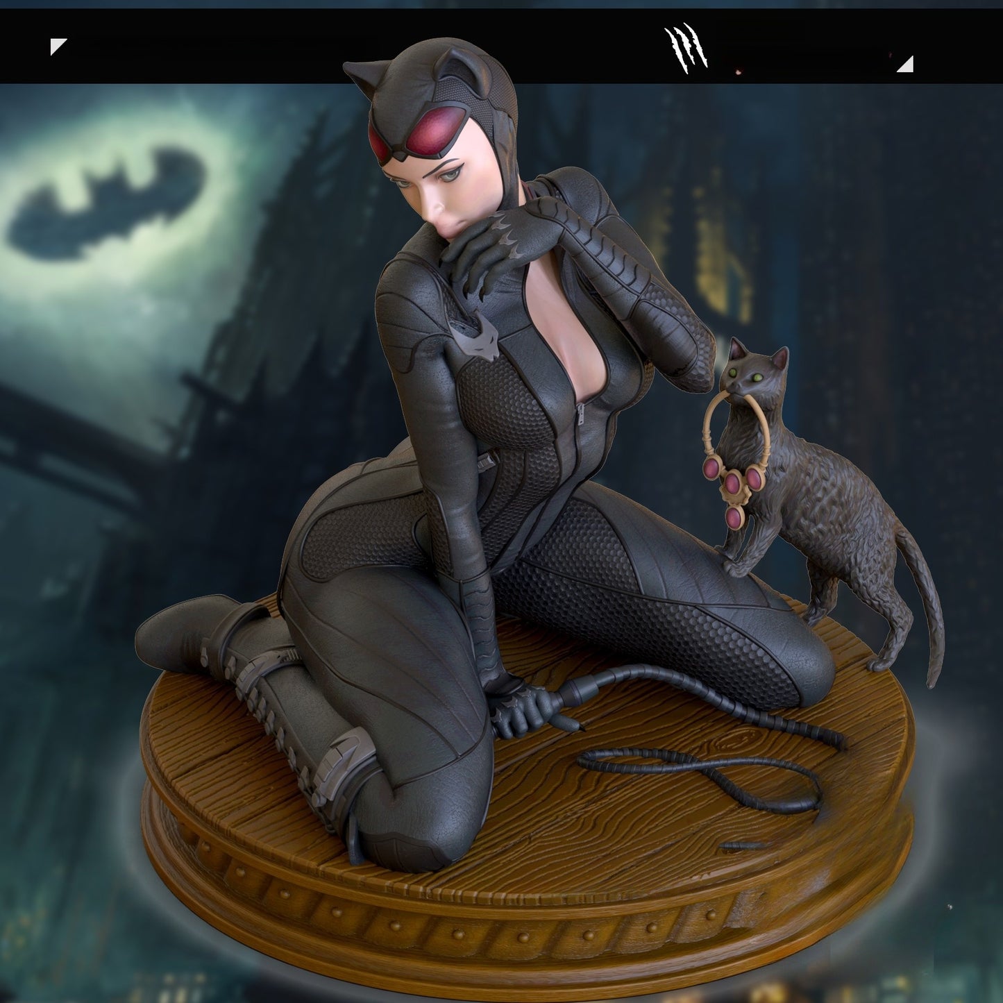 2861 Catwoman NSFW - DC COMICS - STL 3D Print Files