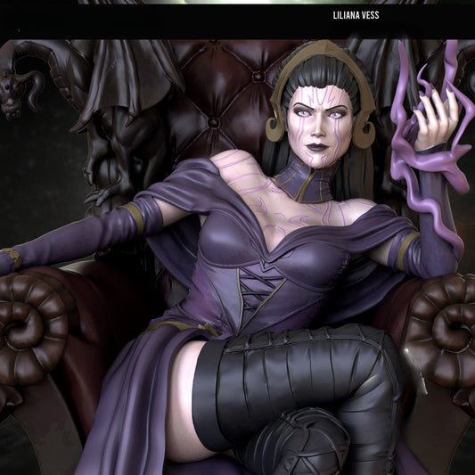 3482 Liliana Vess - MTG  - STL 3D Print Files